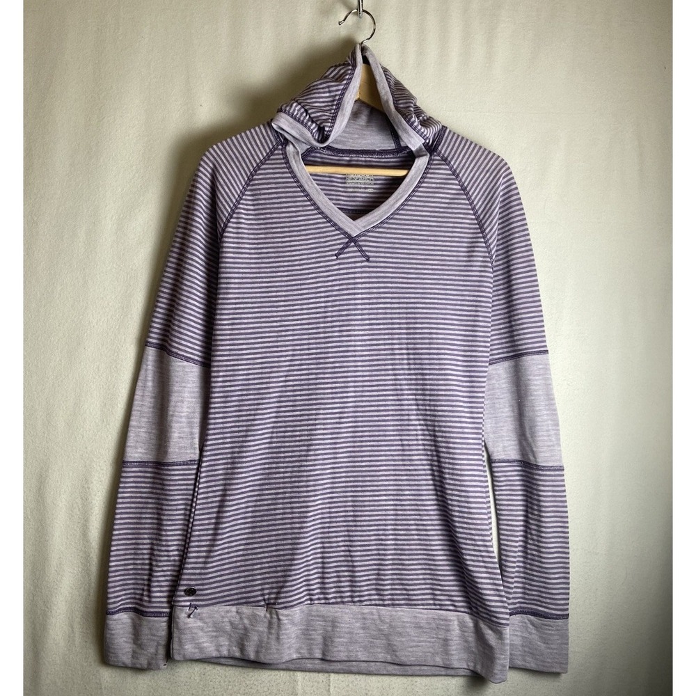 Outdoor Research Umbra Hoody Women's Stripe  Fig Purple Size Medium Top - Picture 2 of 9